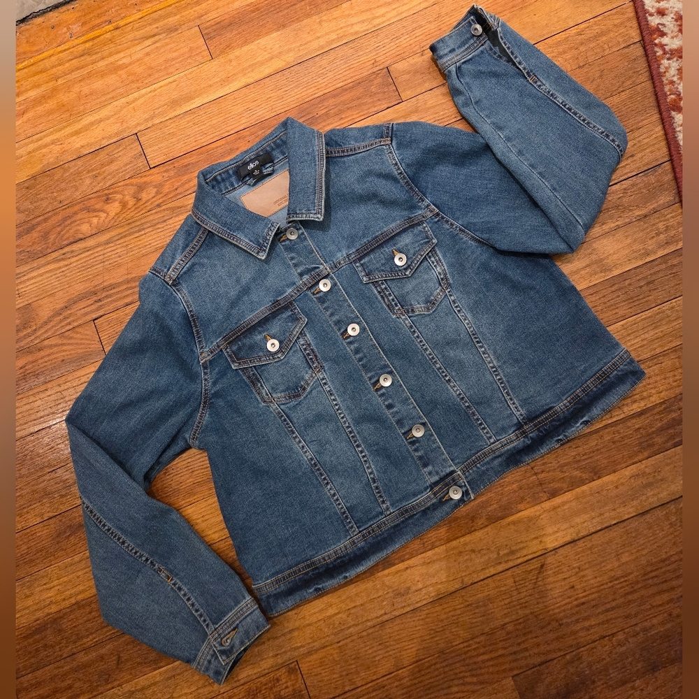 ELLOS Classic Denim Jacket - Picture 3 of 14